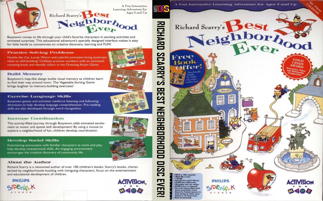 Richard Scarry's Best Neighborhood Disc Ever! — box-texture (US)