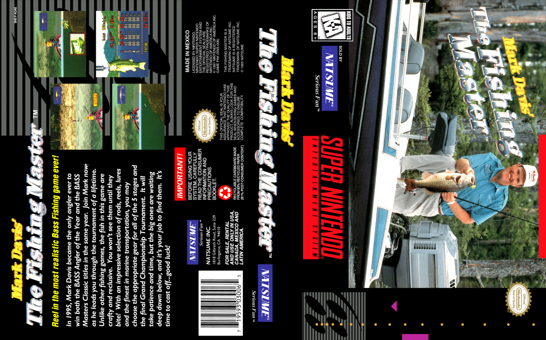 Mark Davis' The Fishing Master — box-texture (US)