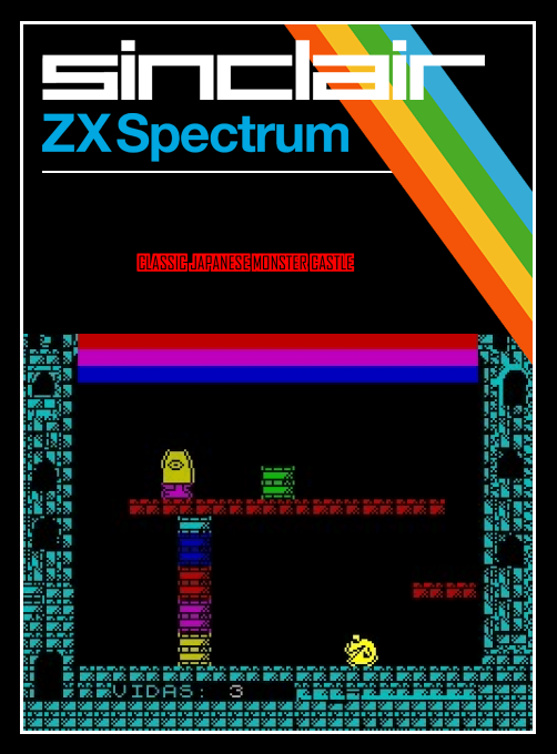 Classic Japanese Monster Castle — box-2D (SS)