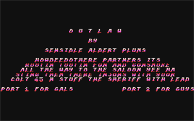 Outlaw — sstitle (EU)
