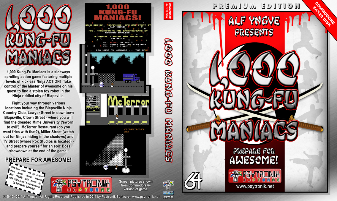 1.000 Kung-Fu Maniacs! — box-texture (EU)