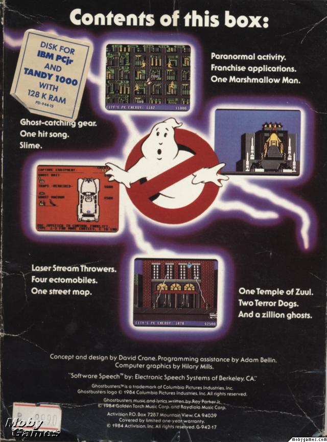Ghostbusters — box-2D-back (US)