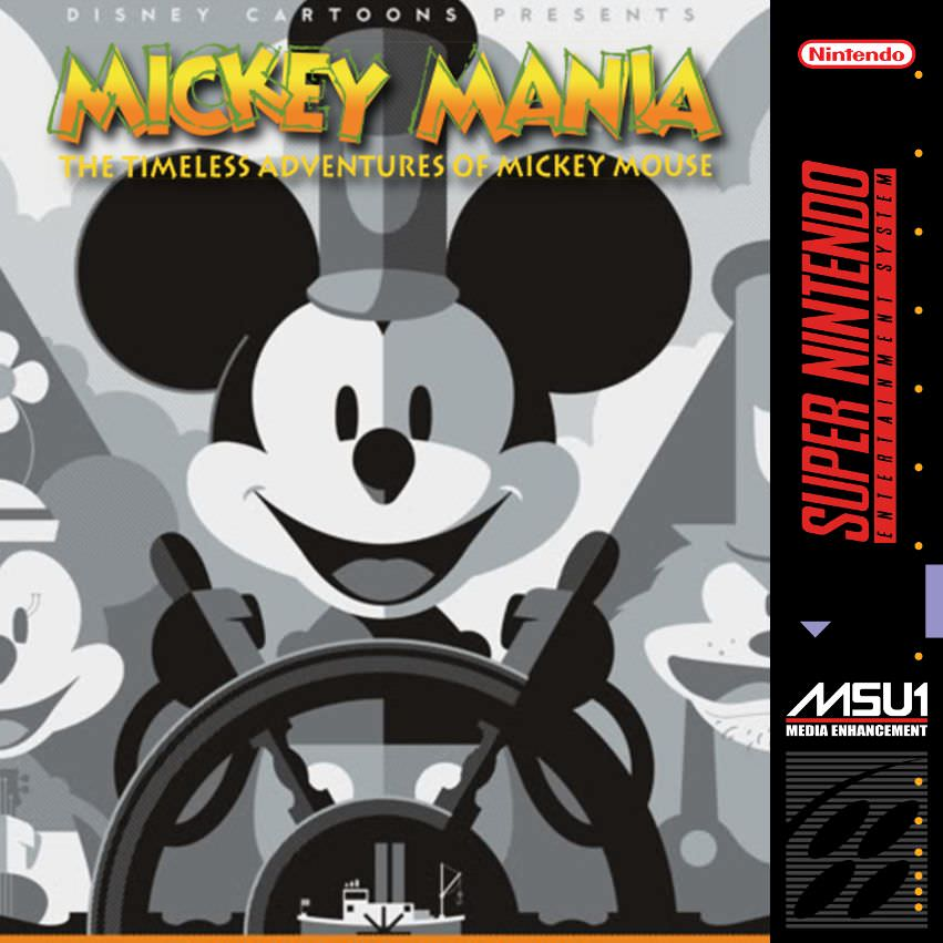 Mickey Mania - The Timeless Adventures Of Mickey Mouse box art