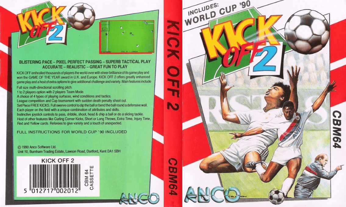 Kick Off 2 — box-texture (EU)