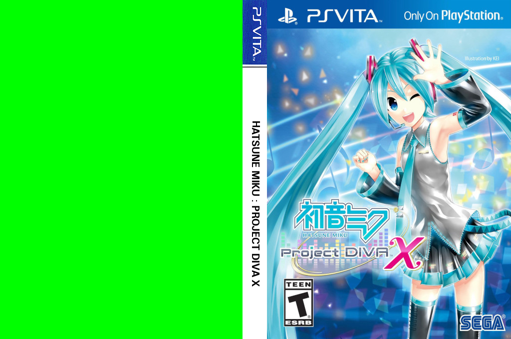 Hatsune Miku - Project DIVA X — box-texture (US)