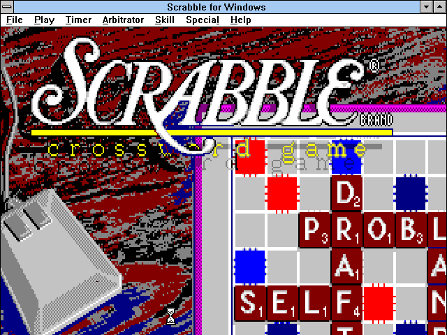 Deluxe Scrabble for Windows — sstitle (WOR)