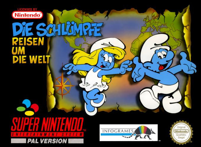 Smurfs Travel The World The — box-2D (DE)