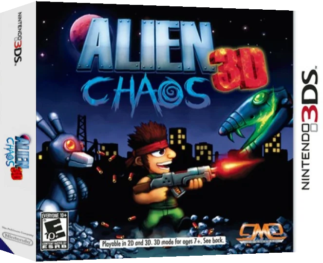 Alien Chaos 3D — box-3D (US)