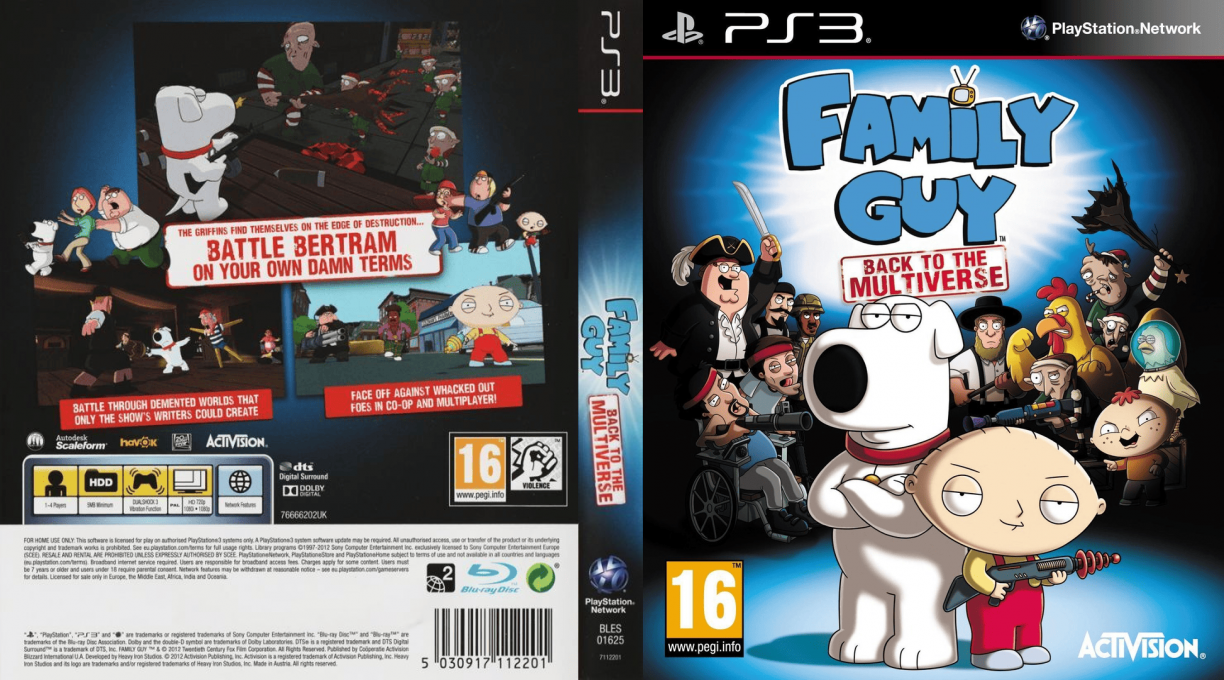Family Guy - Back to the Multiverse — box-texture (EU)