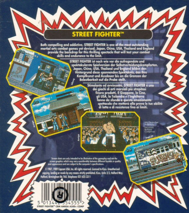 Street Fighter — box-2D-back (EU)