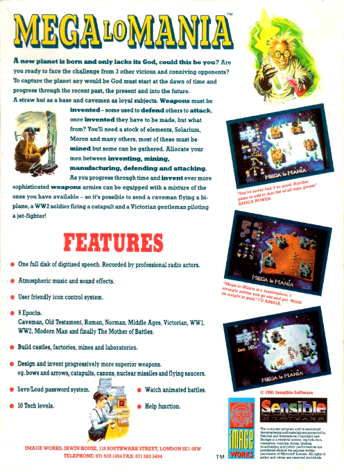 Mega lo Mania — box-2D-back (EU)
