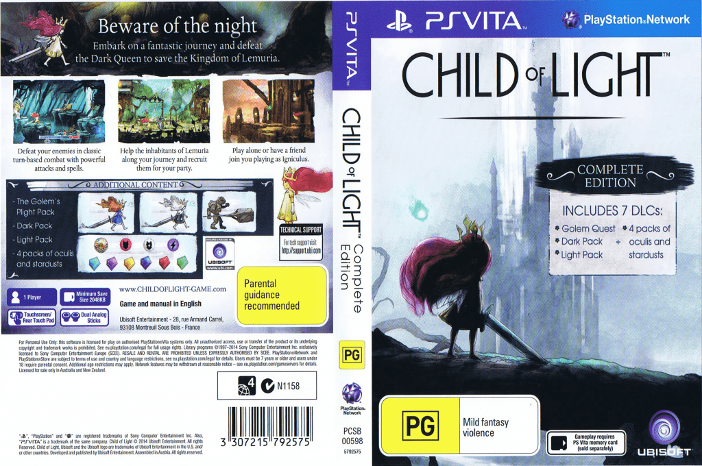 Child Of Light — box-texture (US)