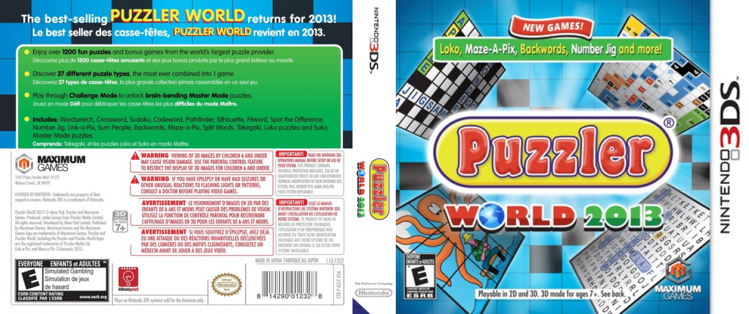 Puzzler World 2013 — box-texture (US)