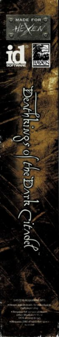 Hexen - Deathkings Of The Dark Citadel — box-2D-side (EU)