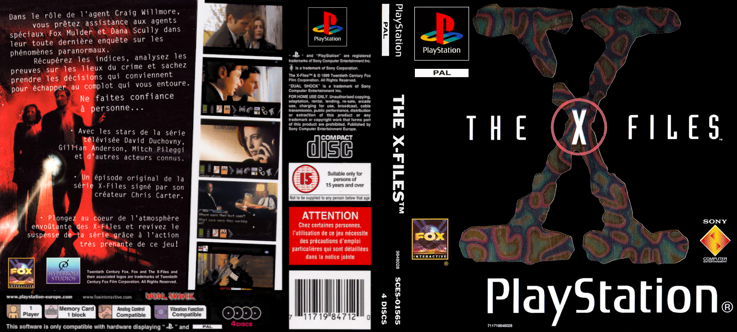 X-files Game, The — box-texture (FR)