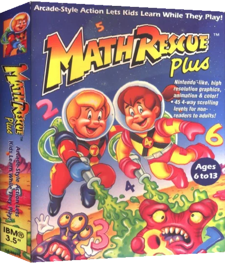 Math Rescue Plus — box-3D (US)