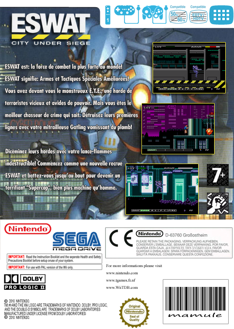 ESWAT - City Under Siege — box-2D-back (FR)