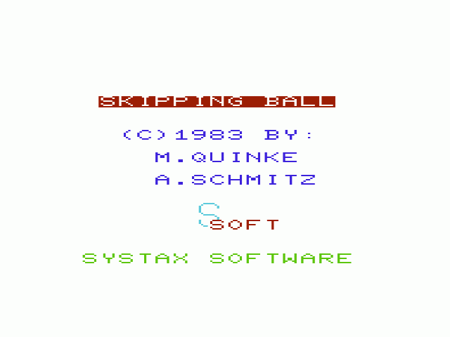 Skipping Ball — sstitle (WOR)