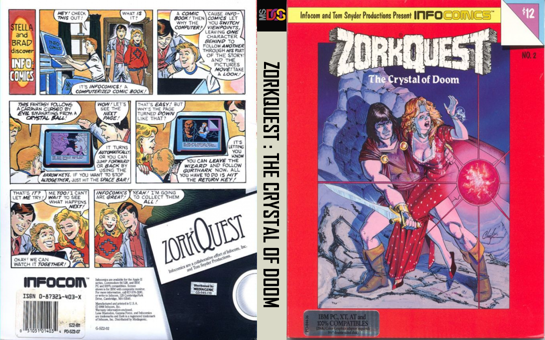 ZorkQuest - The Crystal of Doom — box-texture (US)