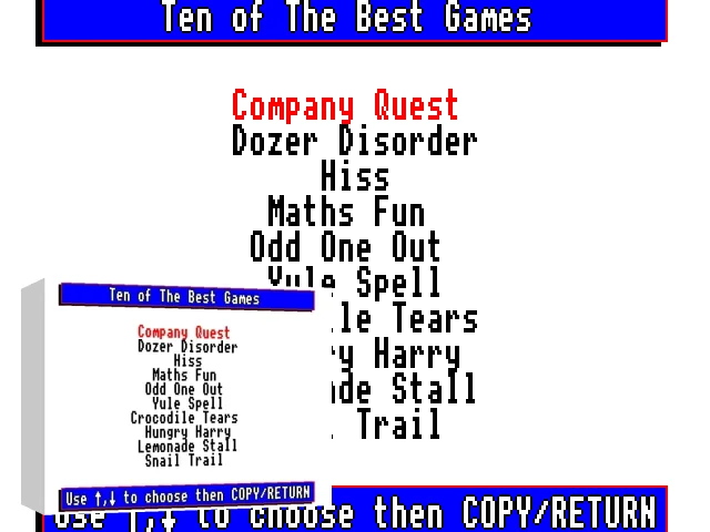 10 of the Best Games — mixrbv2 (WOR)