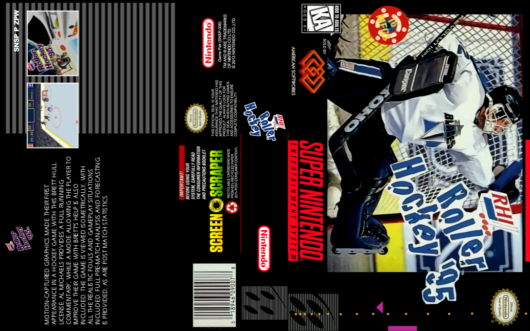 Rhi Roller Hockey '95 — box-texture (US)