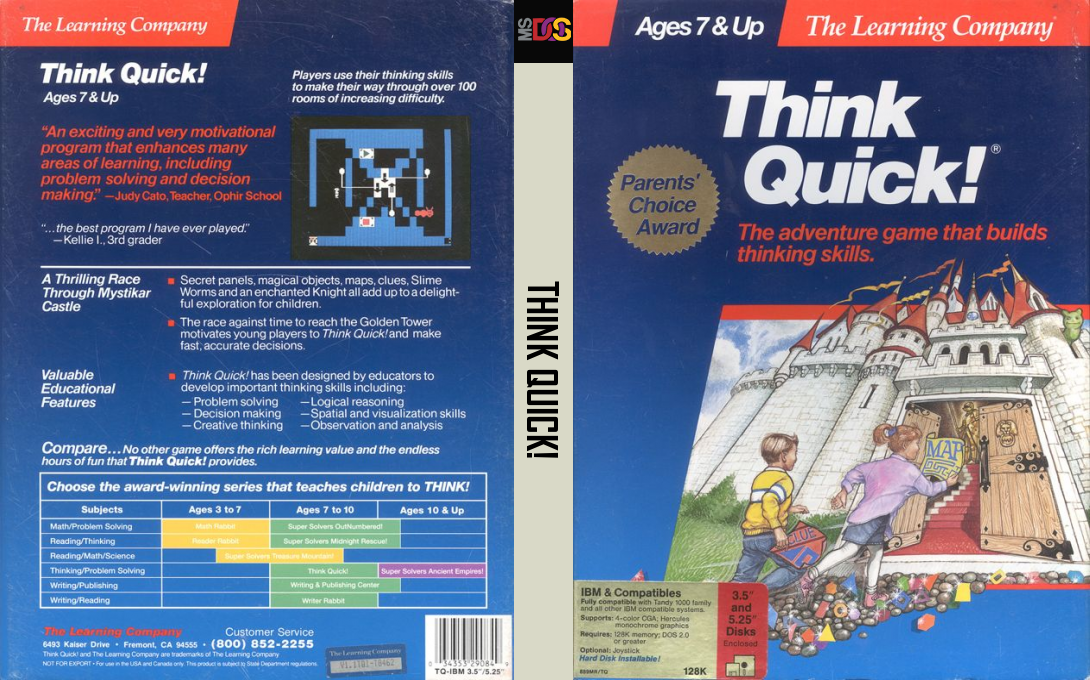 Think Quick! — box-texture (US)