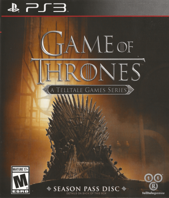 Game of Thrones - A Telltale Games Series box art