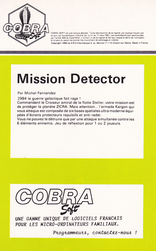Mission Detector — box-2D-back (FR)