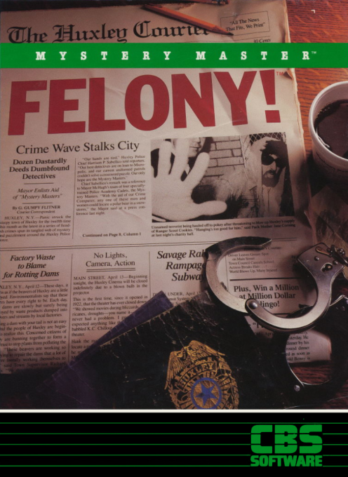 Mystery Master - Felony! box art