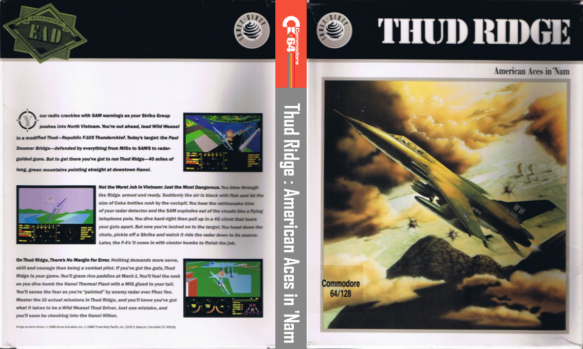 Thud Ridge - American Aces in 'Nam — box-texture (US)