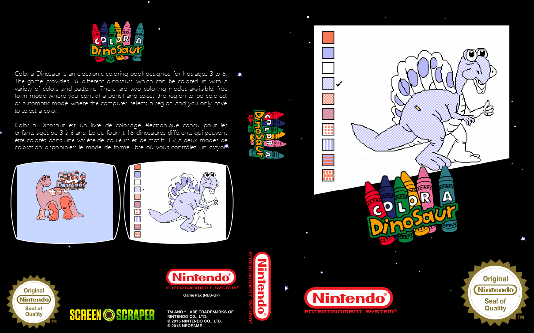Color a Dinosaur — box-texture (SS)