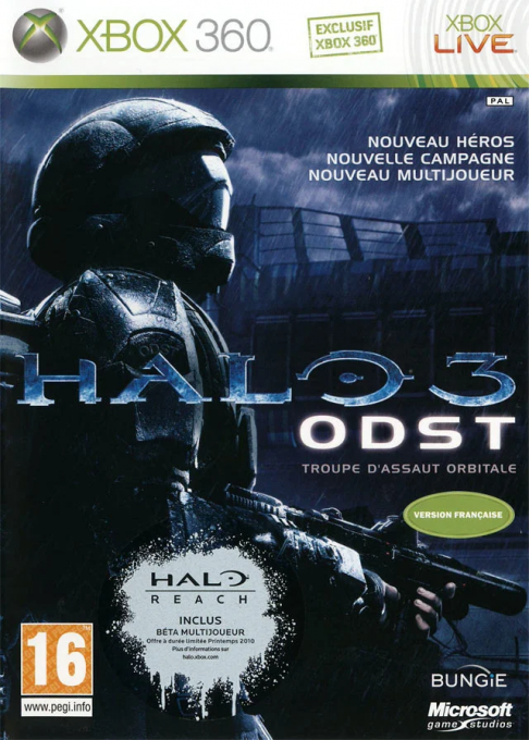 Halo 3 - ODST — box-2D (FR)