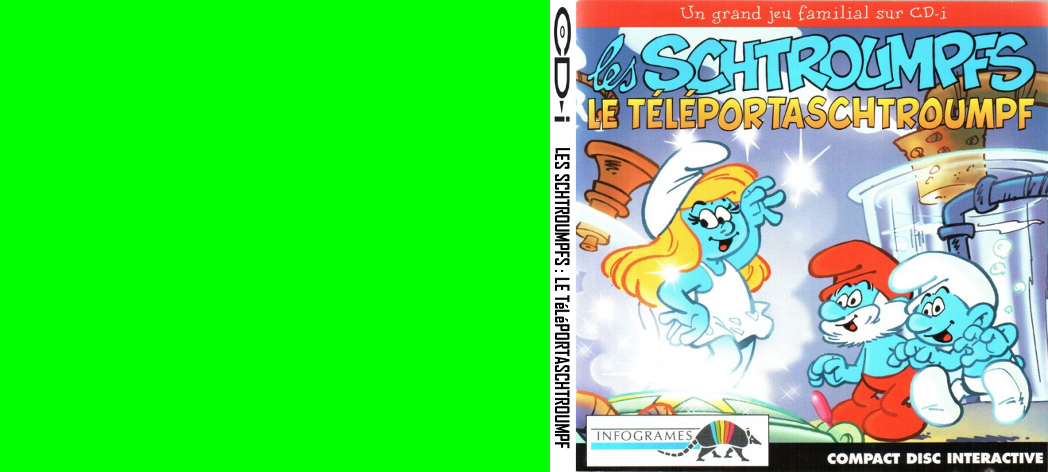 Schtroumpfs, Les - Le Teleportaschtroumpf — box-texture (FR)