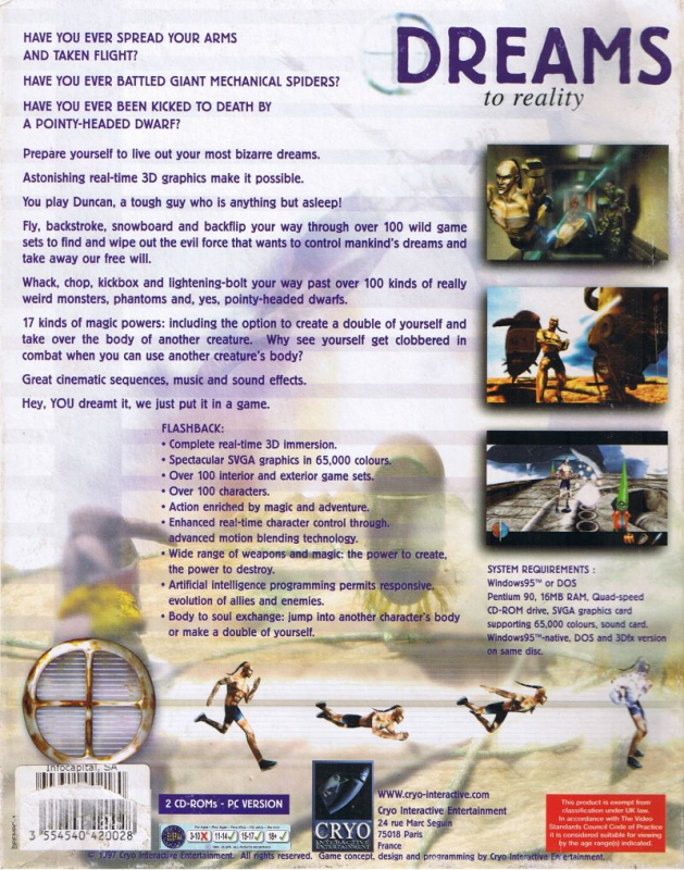 Dreams To Reality — box-2D-back (EU)