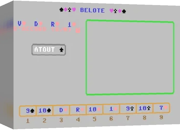 Belote — box-3D (WOR)
