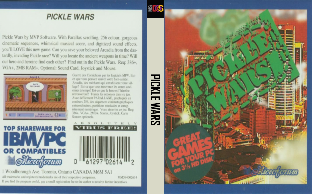 Pickle Wars — box-texture (US)