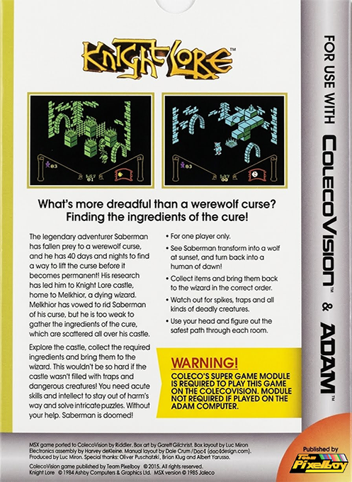 Knight Lore — box-2D-back (WOR)