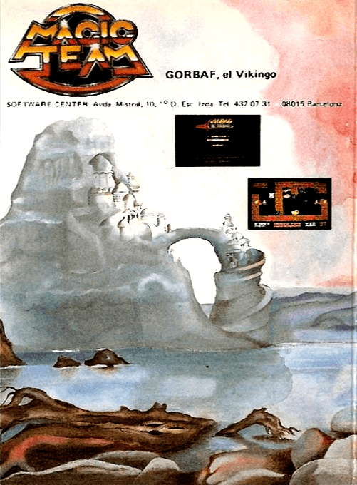 Gorbaf le Viking — box-2D-back (SP)
