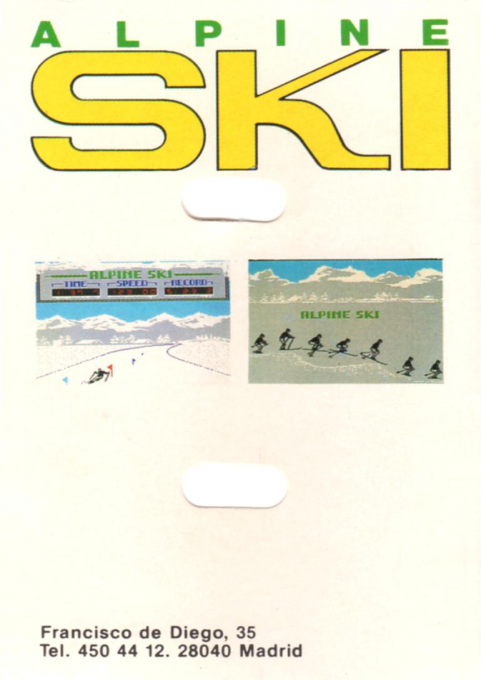 Alpine Ski — box-2D-back (SP)