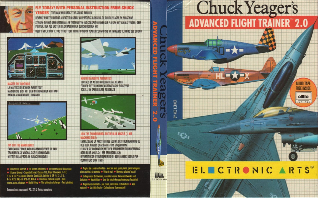 Chuck Yeager's Advanced Flight Trainer 2.0 — box-texture (EU)