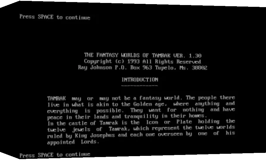 The Fantasy Worlds of Tamrak — box-3D (WOR)
