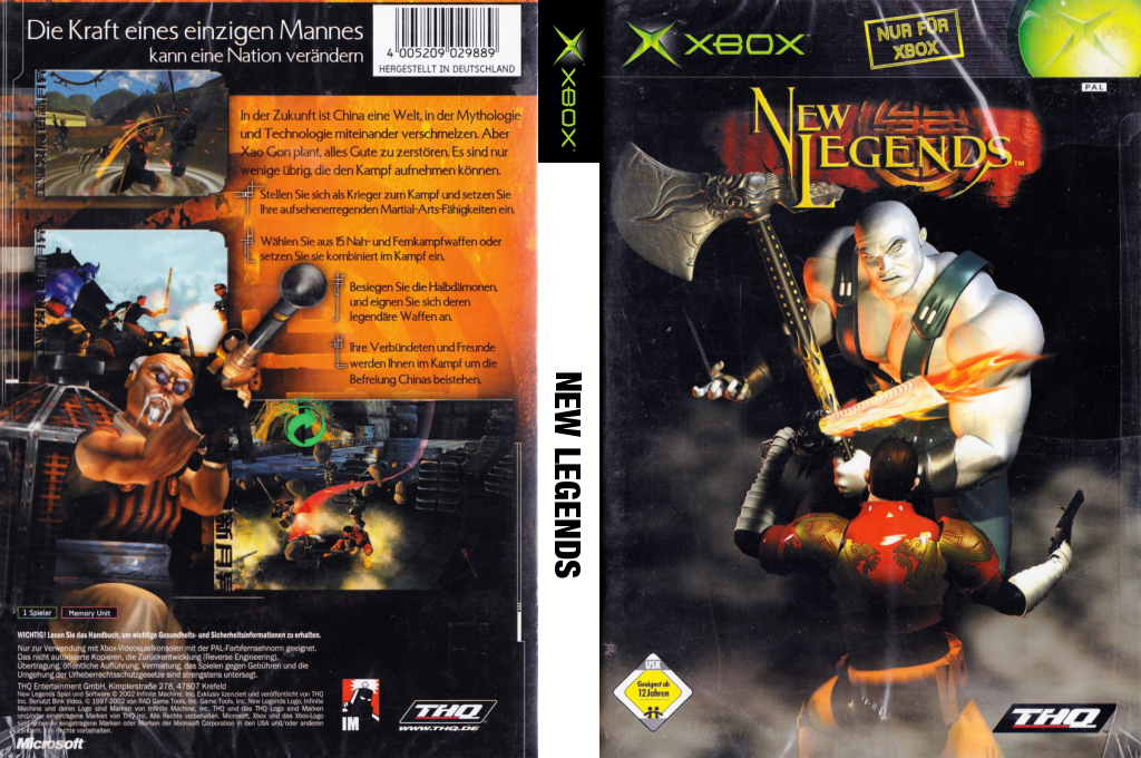 New Legends — box-texture (DE)