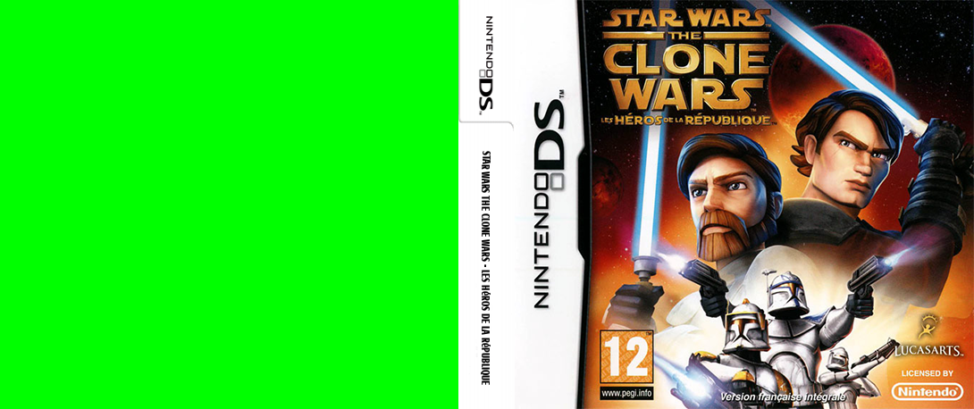 Star Wars - The Clone Wars - Republic Heroes — box-texture (FR)