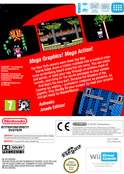 Blaster Master — box-2D-back (EU)