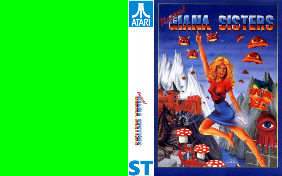 Great Giana Sisters, The — box-texture (EU)