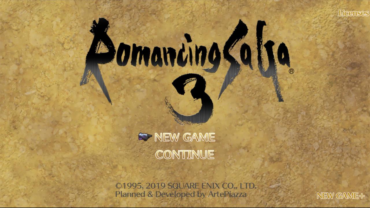 Romancing SaGa 3 — sstitle (JP)