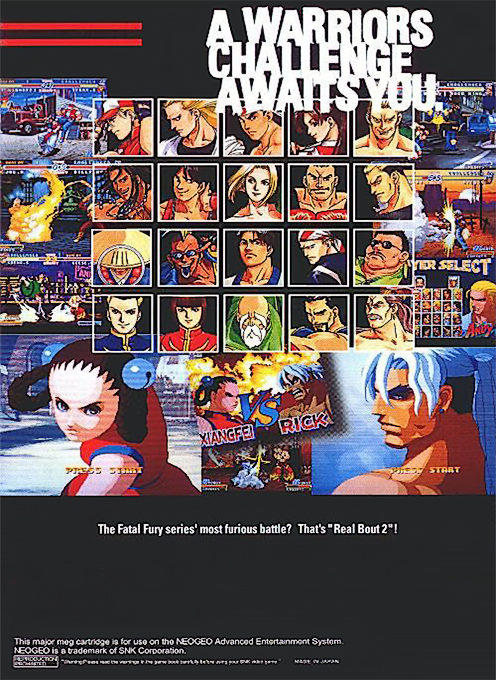 Real Bout Fatal Fury 2 - The Newcomers — box-2D-back (WOR)