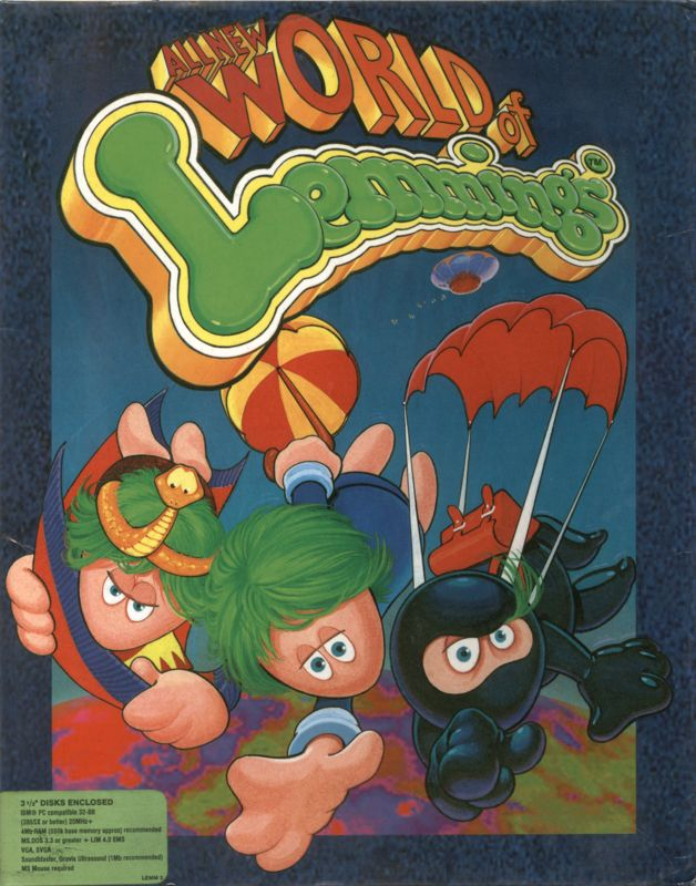 All New World of Lemmings — box-2D (EU)