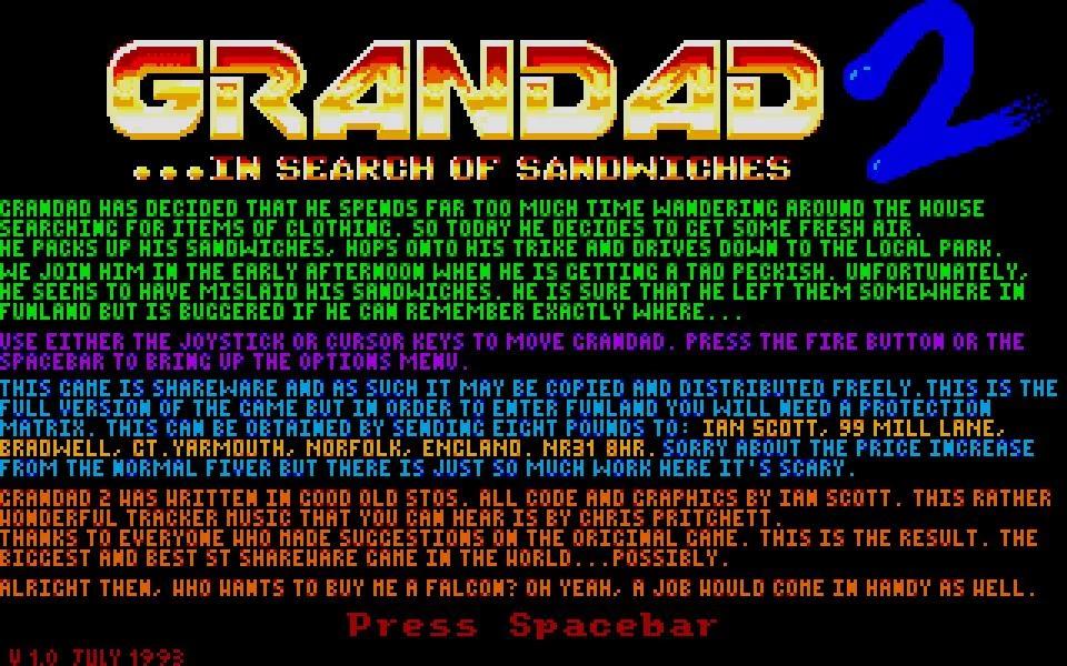 Grandad 2 - In Search Of Sandwiches — sstitle (WOR)