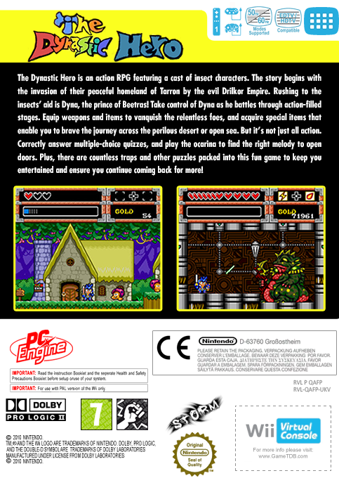 Dynastic Hero, The — box-2D-back (EU)
